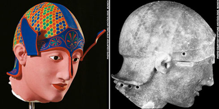 Illustration for article titled Ultraviolet light reveals how ancient Greek statues really looked